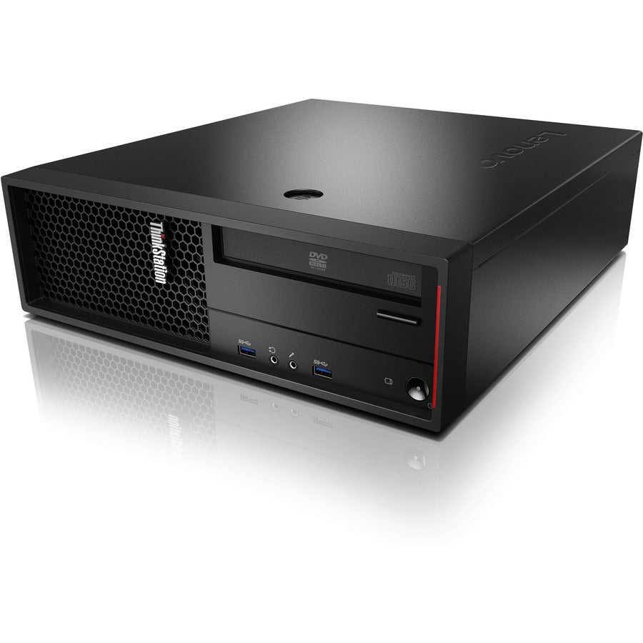Lenovo ThinkStation P310 30AT005NUS Workstation - 1 x Intel Xeon Quad-core (4 Core) E3-1240 v5 3.50 GHz - 8 GB DDR4 SDRAM RAM - 1 TB HDD - Raven Black 30AT005NUS