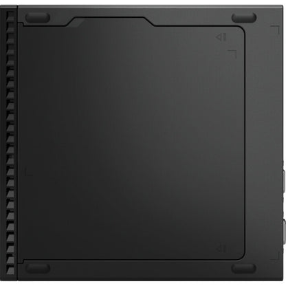 Ordinateur de bureau Lenovo ThinkCentre M80q Gen 3 11U1000TUS - Intel Core i5 12e génération i5-12500T Hexa-core (6 cœurs) 2 GHz - 8 Go de RAM DDR5 SDRAM - SSD M.2 PCI Express 256 Go - Minuscule - Noir corbeau 11U1000TUS