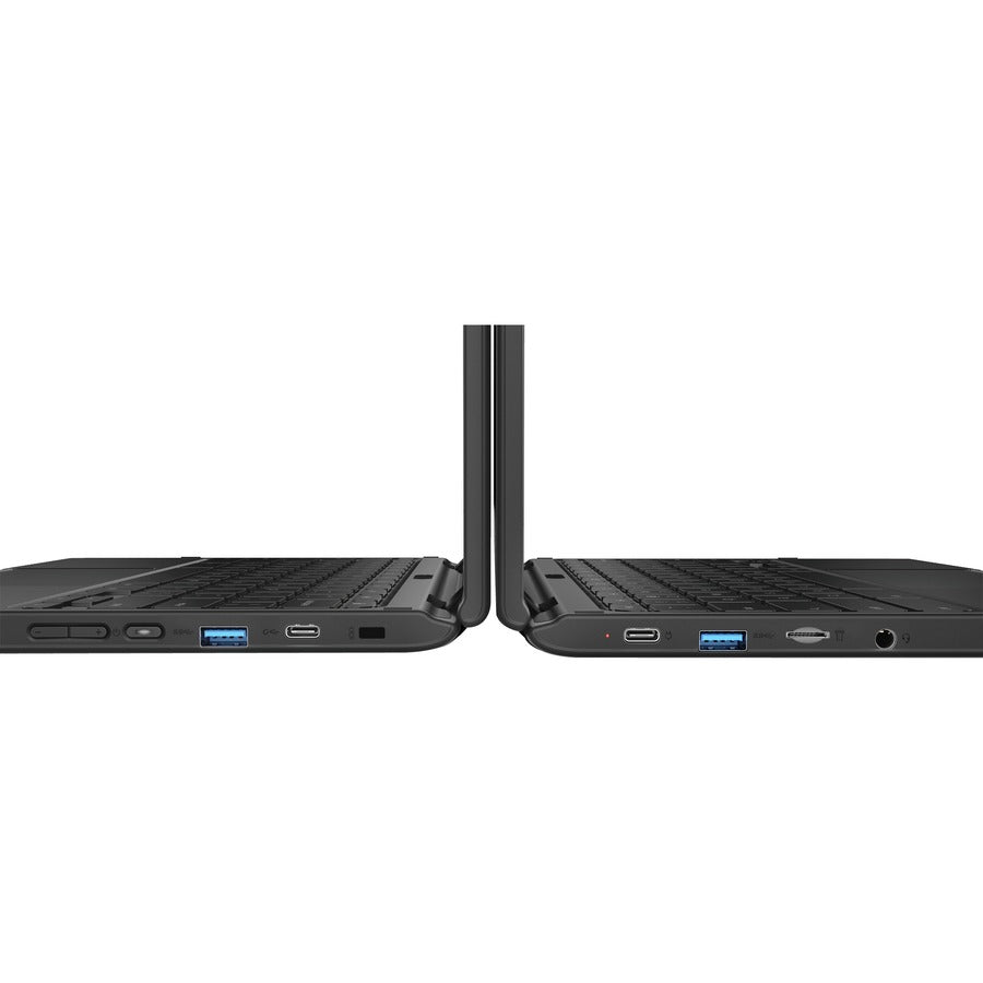 Lenovo 500e Chromebook 2e génération 81MC004WUS Chromebook convertible 2 en 1 à écran tactile 11,6" - HD - 1366 x 768 - Intel Celeron N4120 Quad-core (4 cœurs) 1,10 GHz - 4 Go de RAM totale - 32 Go de mémoire flash - Gris 81MC004WUS