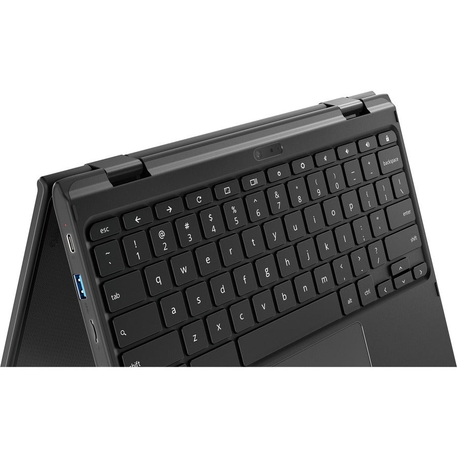 Lenovo 500e Chromebook 2e génération 81MC004WUS Chromebook convertible 2 en 1 à écran tactile 11,6" - HD - 1366 x 768 - Intel Celeron N4120 Quad-core (4 cœurs) 1,10 GHz - 4 Go de RAM totale - 32 Go de mémoire flash - Gris 81MC004WUS