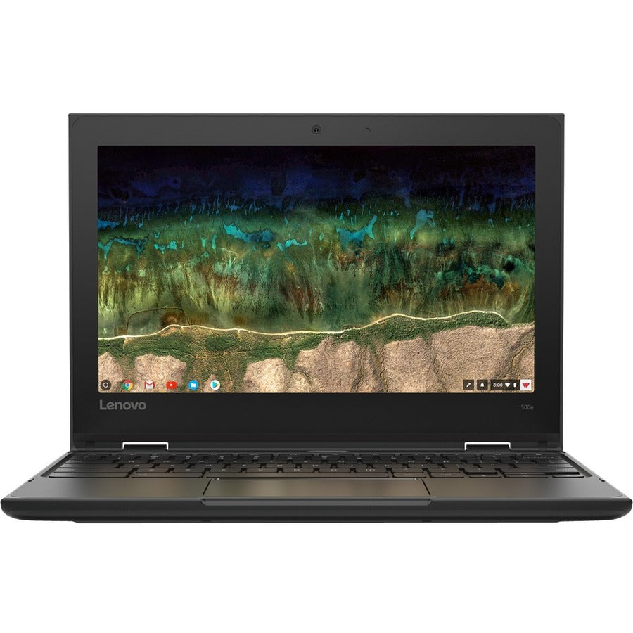 Lenovo 500e Chromebook 2e génération 81MC004WUS Chromebook convertible 2 en 1 à écran tactile 11,6" - HD - 1366 x 768 - Intel Celeron N4120 Quad-core (4 cœurs) 1,10 GHz - 4 Go de RAM totale - 32 Go de mémoire flash - Gris 81MC004WUS