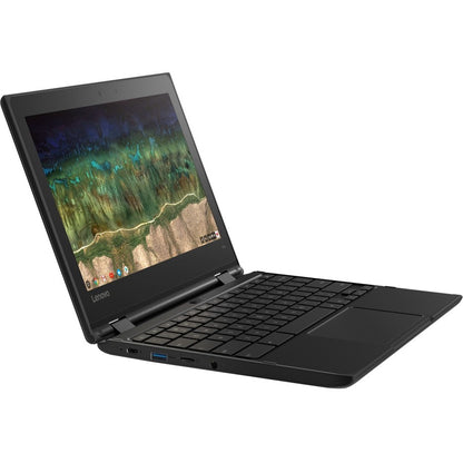 Lenovo 500e Chromebook 2e génération 81MC004WUS Chromebook convertible 2 en 1 à écran tactile 11,6" - HD - 1366 x 768 - Intel Celeron N4120 Quad-core (4 cœurs) 1,10 GHz - 4 Go de RAM totale - 32 Go de mémoire flash - Gris 81MC004WUS