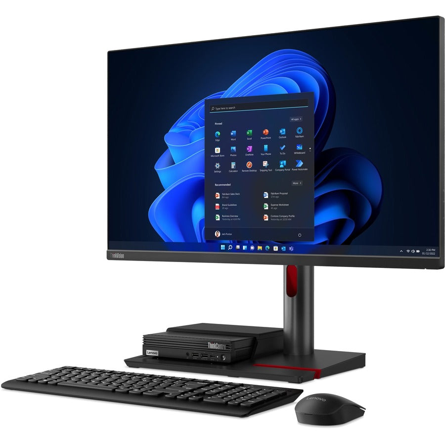 Ordinateur de bureau Lenovo ThinkCentre M90q Gen 3 11U5002AUS - Intel Core i7 12e génération i7-12700T 1,40 GHz - 16 Go de RAM - SSD M.2 PCI Express NVMe 512 Go 11U5002AUS