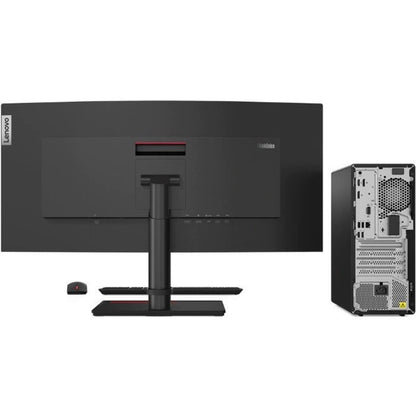 Ordinateur de bureau Lenovo ThinkCentre M70t 11DA0010US - Intel Core i3 10e génération i3-10100 Quad-core (4 cœurs) 3,60 GHz - 8 Go de RAM DDR4 SDRAM - 128 Go SSD - Tour 11DA0010US