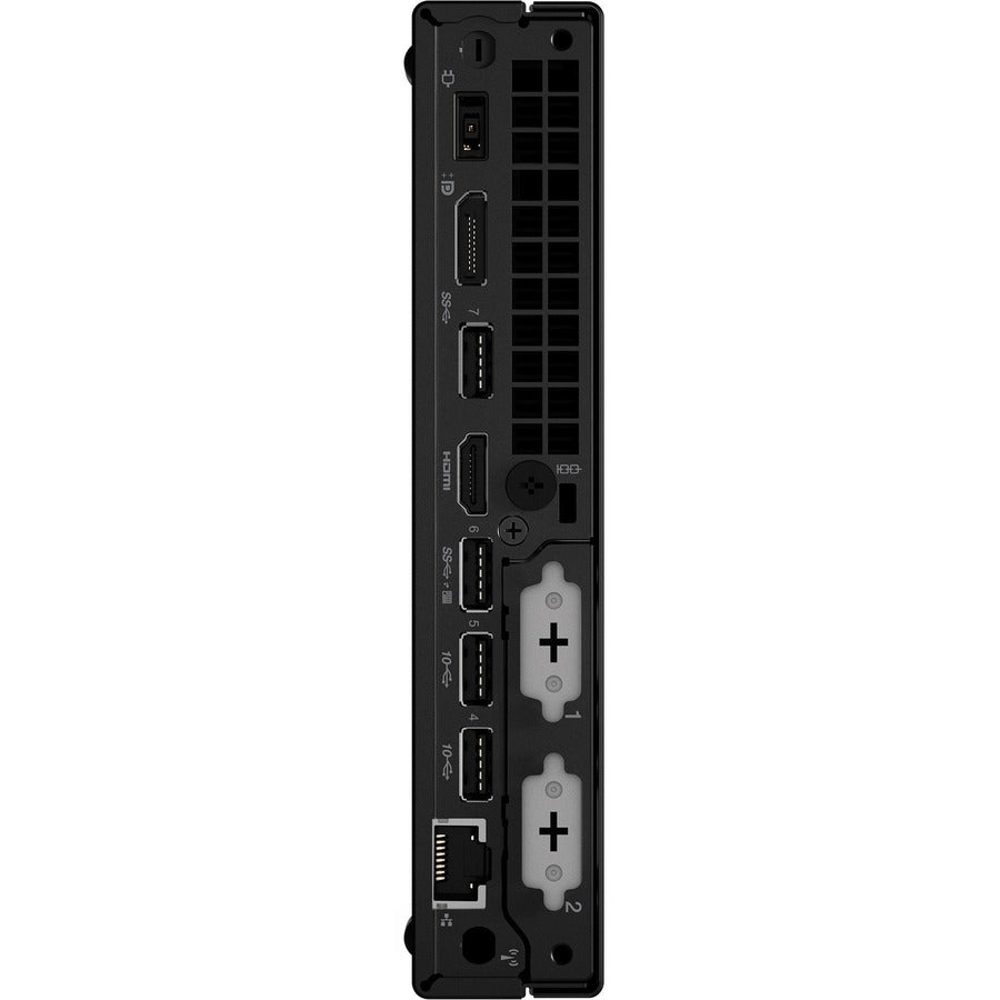 Ordinateur de bureau Lenovo ThinkCentre M90q Gen 3 11U5005HUS - Intel Core i7 12e génération i7-12700 Dodeca-core (12 cœurs) 2,10 GHz - 16 Go RAM DDR5 SDRAM - 256 Go SSD M.2 PCI Express NVMe 4.0 x4 - Minuscule - Noir 11U5005HUS