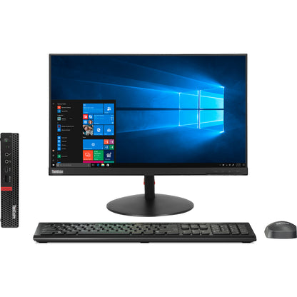 Ordinateur de bureau Lenovo ThinkCentre M720q 10T7002CCA - Intel Core i5 8e génération i5-8400T 1,70 GHz - 8 Go de RAM DDR4 SDRAM - SSD 256 Go - Tiny - Raven Black 10T7002CCA