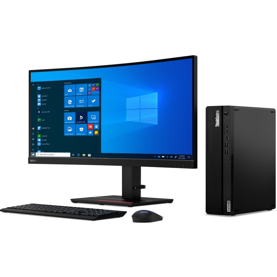 Ordinateur de bureau Lenovo ThinkCentre M75s Gen 2 11JB0033US - AMD Ryzen 5 PRO 4650G Hexa-core (6 cœurs) 3,70 GHz - 16 Go RAM DDR4 SDRAM - 256 Go SSD M.2 PCI Express NVMe x4 - Petit facteur de forme - Noir 11JB0033US