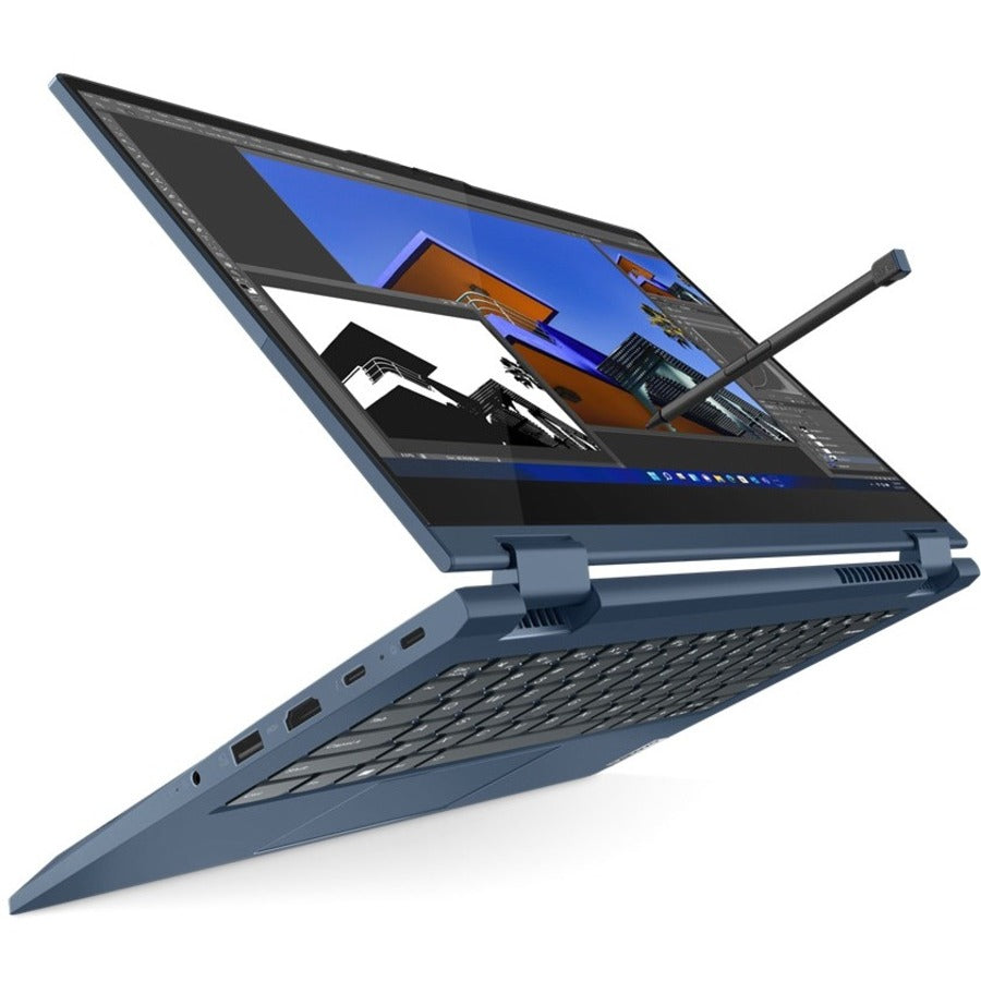Ordinateur portable Lenovo ThinkBook 14s Yoga G2 IAP 21DM0017US Écran tactile 14" - Full HD - 1920 x 1080 - Intel Core i7 12e génération i7-1255U 3,50 GHz - 16 Go de RAM totale - 512 Go de SSD - Gris minéral 21DM0017US