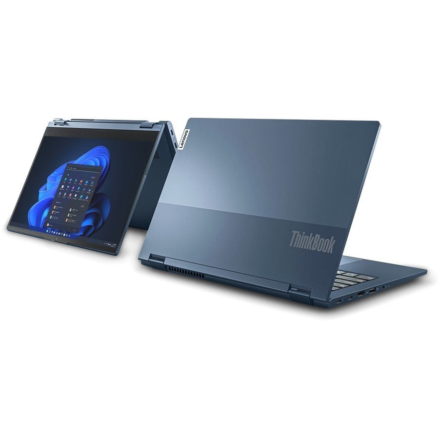 Ordinateur portable Lenovo ThinkBook 14s Yoga G2 IAP 21DM0017US Écran tactile 14" - Full HD - 1920 x 1080 - Intel Core i7 12e génération i7-1255U 3,50 GHz - 16 Go de RAM totale - 512 Go de SSD - Gris minéral 21DM0017US