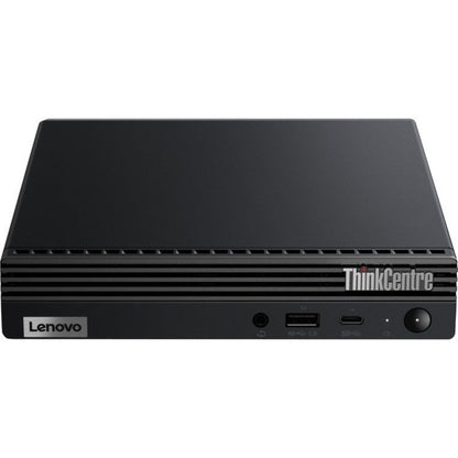 Ordinateur de bureau Lenovo ThinkCentre M70q 11DT00FWUS - Intel Core i3 10e génération i3-10300T Quad-core (4 cœurs) 3 GHz - 8 Go de RAM DDR4 SDRAM - 128 Go SSD M.2 PCI Express NVMe 3.0 x2 - Minuscule - Noir 11DT00FWUS