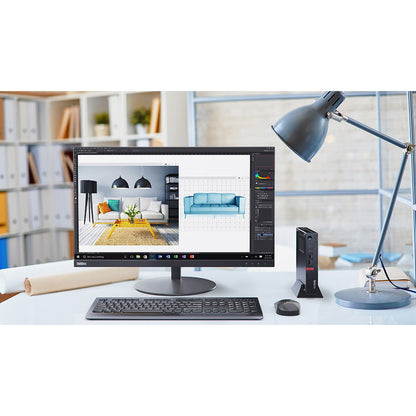 Lenovo ThinkStation P330 30CF000GUS Workstation - 1 x Intel Hexa-core (6 Core) i5-8400T 1.70 GHz - 8 GB DDR4 SDRAM RAM - 256 GB SSD - Tiny 30CF000GUS