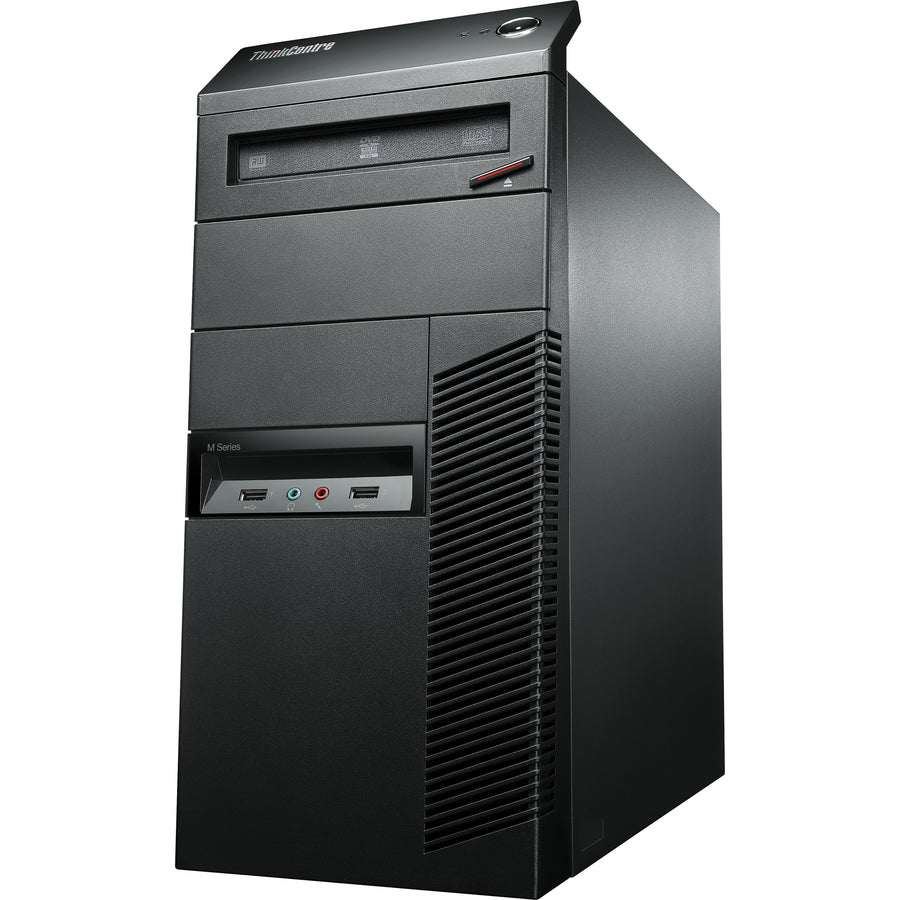 Ordinateur de bureau Lenovo ThinkCentre M92p 3228A1U - Intel Core i7 3e génération i7-3770 Quad-core (4 cœurs) 3,40 GHz - 4 Go de RAM DDR3 SDRAM - Disque dur 500 Go - Tour - Noir professionnel 3228A1U