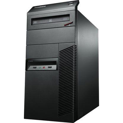 Ordinateur de bureau Lenovo ThinkCentre M92p 3228A1U - Intel Core i7 3e génération i7-3770 Quad-core (4 cœurs) 3,40 GHz - 4 Go de RAM DDR3 SDRAM - Disque dur 500 Go - Tour - Noir professionnel 3228A1U