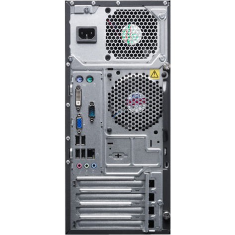 Ordinateur de bureau Lenovo ThinkCentre M72e 3597C4U - Intel Core i3 2e génération i3-2120 Dual-core (2 cœurs) 3,30 GHz - 4 Go de RAM DDR3 SDRAM - Disque dur 500 Go - Tour - Noir professionnel 3597C4U