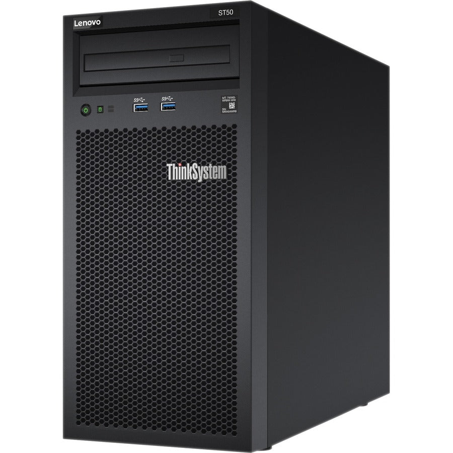 Lenovo ThinkSystem ST50 7Y49A01CNA 4U Tower Server - 1 x Intel Xeon E-2144G 3.60 GHz - 8 GB RAM - Serial ATA/600 Controller 7Y49A01CNA