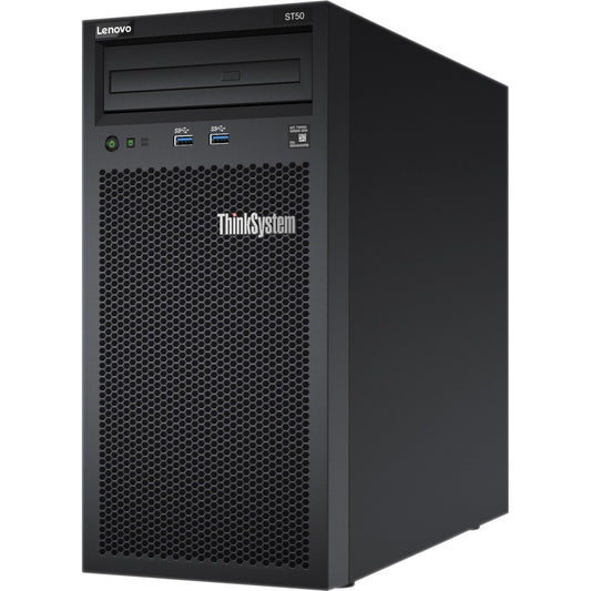 Lenovo ThinkSystem ST50 7Y49A01CNA 4U Tower Server - 1 x Intel Xeon E-2144G 3.60 GHz - 8 GB RAM - Serial ATA/600 Controller 7Y49A01CNA