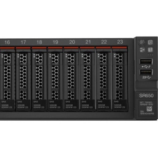Lenovo ThinkSystem SR650 7X06100UNA 2U Rack Server - Intel - 12Gb/s SAS, Serial ATA/600 Controller 7X06100UNA
