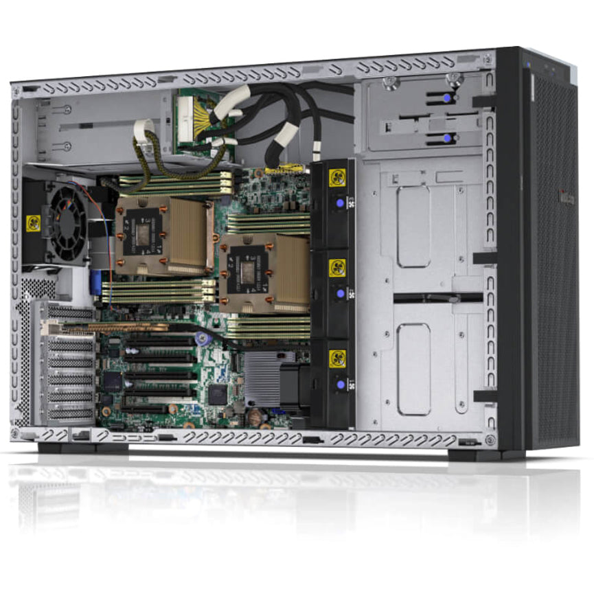 Lenovo ThinkSystem ST550 7X10A0BKNA 4U Tower Server - 1 x Intel Xeon Silver 4208 2.10 GHz - 16 GB RAM - 12Gb/s SAS, Serial ATA/600 Controller 7X10A0BKNA