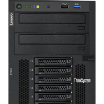 Lenovo ThinkSystem ST550 7X10A0BKNA 4U Tower Server - 1 x Intel Xeon Silver 4208 2.10 GHz - 16 GB RAM - 12Gb/s SAS, Serial ATA/600 Controller 7X10A0BKNA