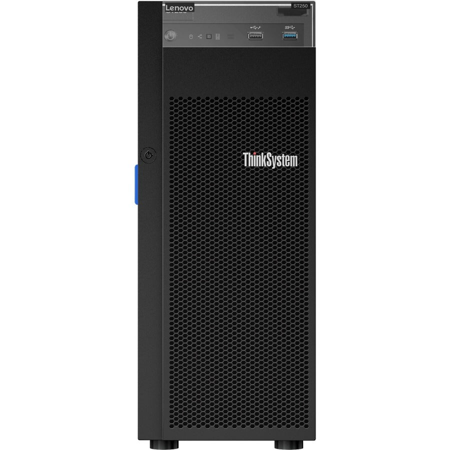 Lenovo ThinkSystem ST250 7Y46A00TNA 4U Tower Server - 1 x Intel Xeon E-2124 3.30 GHz - 8 GB RAM - Serial ATA/600 Controller 7Y46A00TNA