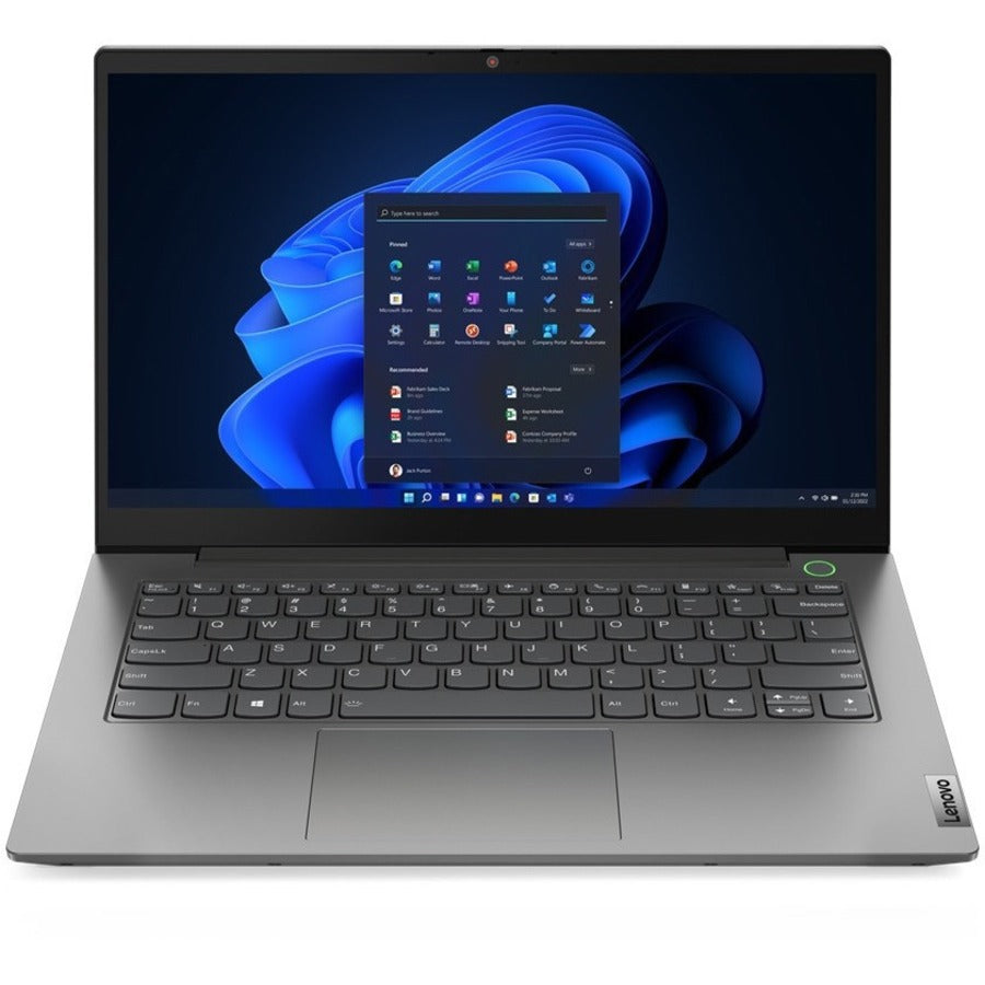 Ordinateur portable Lenovo ThinkBook 14 G4 IAP 21DH000YCA 14" - Full HD - 1920 x 1080 - Intel Core i3 12e génération i3-1215U Hexa-core (6 cœurs) - 8 Go de RAM totale - 8 Go de mémoire embarquée - SSD 256 Go - Gris minéral 21DH000YCA