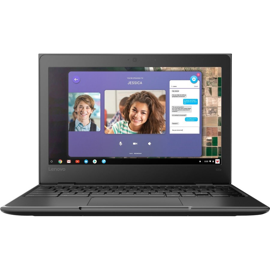 Lenovo 100e Windows 2nd Gen 81M80063US 11.6" Netbook - HD - 1366 x 768 - Intel Celeron N4020 Dual-core (2 Core) 1.10 GHz - 4 GB Total RAM - 64 GB Flash Memory - Gray 81M80063US