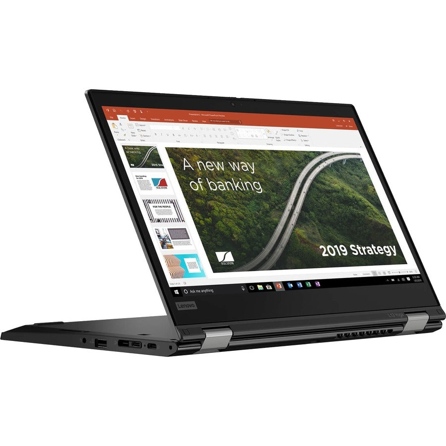 Ordinateur portable convertible 2 en 1 Lenovo ThinkPad L13 Yoga Gen 2 21AD0036US 13,3" à écran tactile - Full HD - 1920 x 1080 - AMD Ryzen 5 PRO 5650U Hexa-core (6 Core) 2,30 GHz - 8 Go de RAM totale - 256 Go SSD - Noir 21AD0036US