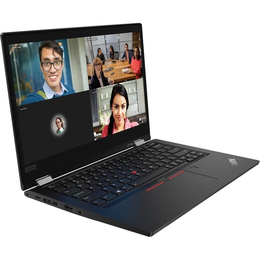 Ordinateur portable convertible 2 en 1 Lenovo ThinkPad L13 Yoga Gen 2 21AD0036US 13,3" à écran tactile - Full HD - 1920 x 1080 - AMD Ryzen 5 PRO 5650U Hexa-core (6 Core) 2,30 GHz - 8 Go de RAM totale - 256 Go SSD - Noir 21AD0036US