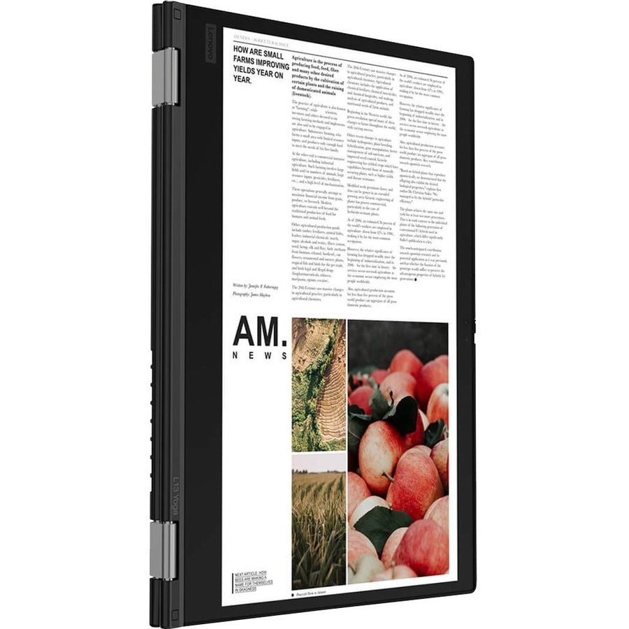 Ordinateur portable convertible 2 en 1 Lenovo ThinkPad L13 Yoga Gen 2 21AD0036US 13,3" à écran tactile - Full HD - 1920 x 1080 - AMD Ryzen 5 PRO 5650U Hexa-core (6 Core) 2,30 GHz - 8 Go de RAM totale - 256 Go SSD - Noir 21AD0036US