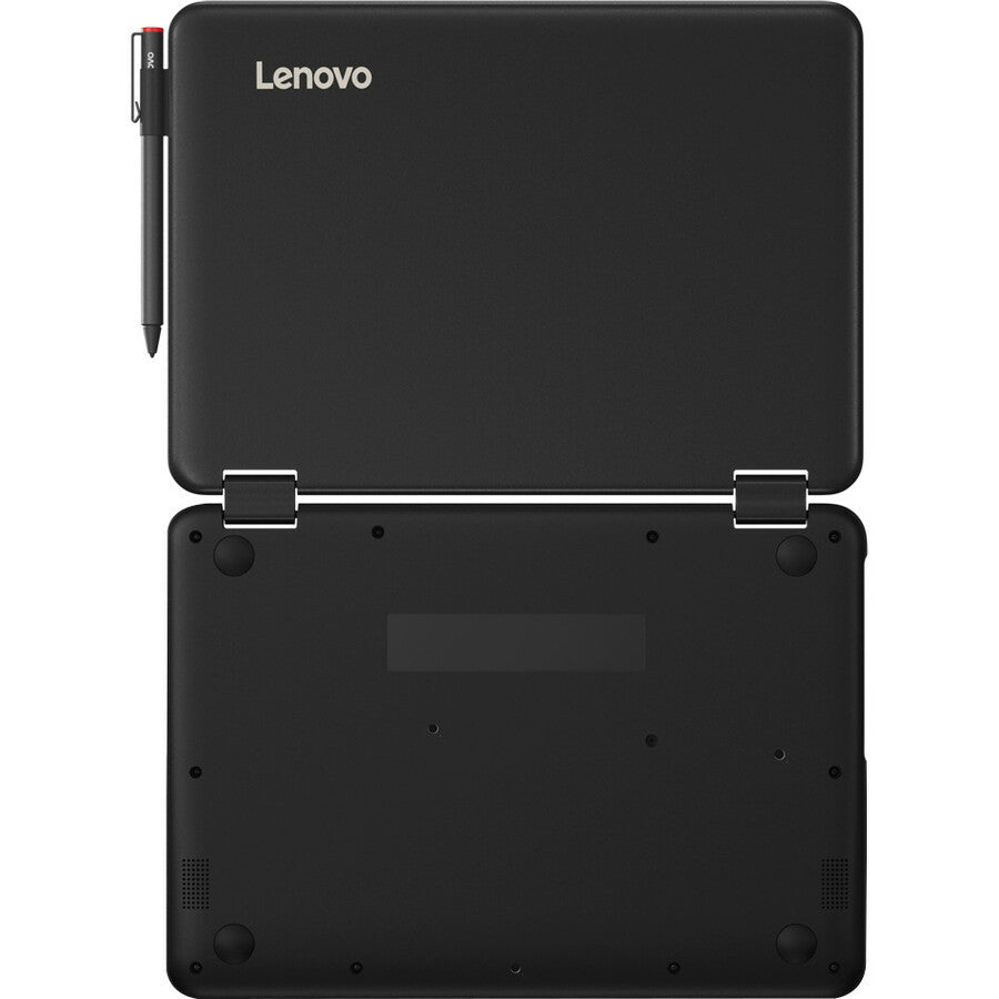 Lenovo 300e Winbook 81FY000SUS Ordinateur portable convertible 2 en 1 à écran tactile 11,6" - 1366 x 768 - Intel Celeron N3450 Quad-core (4 cœurs) 1,10 GHz - 4 Go de RAM totale - 64 Go de mémoire flash 81FY000SUS