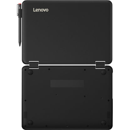 Lenovo 300e Winbook 81FY000SUS Ordinateur portable convertible 2 en 1 à écran tactile 11,6" - 1366 x 768 - Intel Celeron N3450 Quad-core (4 cœurs) 1,10 GHz - 4 Go de RAM totale - 64 Go de mémoire flash 81FY000SUS
