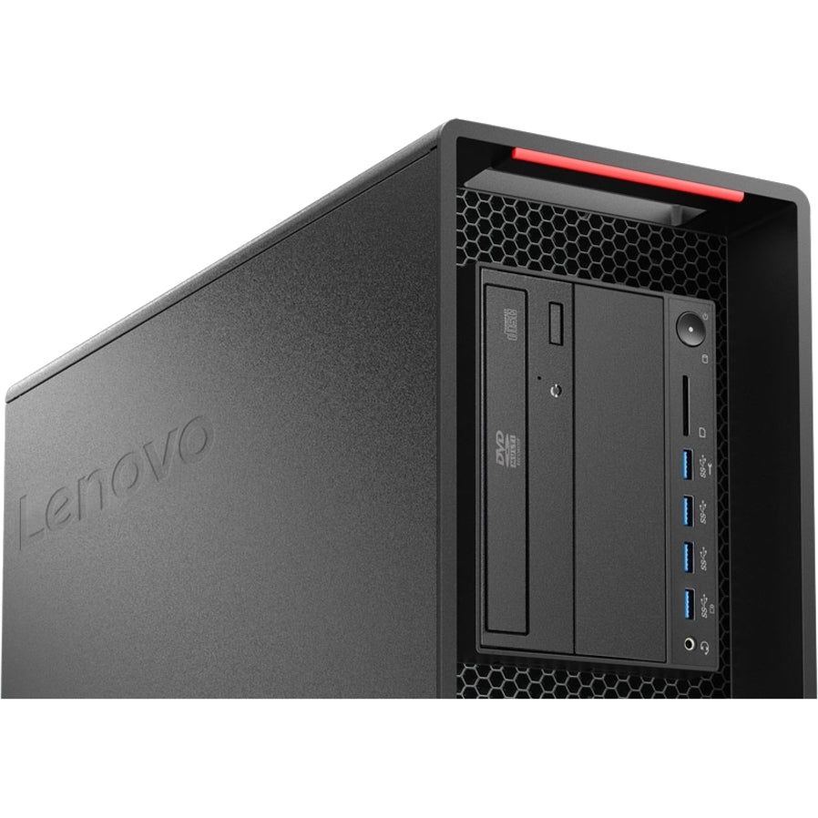 Lenovo ThinkStation P510 30B50066US Workstation - 1 x Intel Xeon Quad-core (4 Core) E5-1630 v4 3.70 GHz - 8 GB DDR4 SDRAM RAM - 256 GB SSD 30B50066US