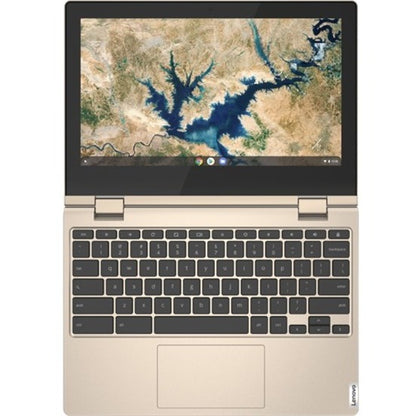 Lenovo IdeaPad Flex 3 CB 11IGL05 82BB000TCF Ordinateur portable 2 en 1 à écran tactile 11,6" - HD - 1366 x 768 - Intel Celeron N4020 Dual-core (2 cœurs) 1,10 GHz - 4 Go de RAM totale - 64 Go de mémoire flash - Amande 82BB000TCF