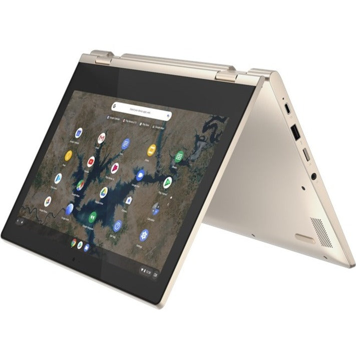 Lenovo IdeaPad Flex 3 CB 11IGL05 82BB000TCF Ordinateur portable 2 en 1 à écran tactile 11,6" - HD - 1366 x 768 - Intel Celeron N4020 Dual-core (2 cœurs) 1,10 GHz - 4 Go de RAM totale - 64 Go de mémoire flash - Amande 82BB000TCF