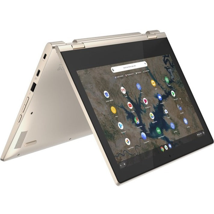 Lenovo IdeaPad Flex 3 CB 11IGL05 82BB000TCF Ordinateur portable 2 en 1 à écran tactile 11,6" - HD - 1366 x 768 - Intel Celeron N4020 Dual-core (2 cœurs) 1,10 GHz - 4 Go de RAM totale - 64 Go de mémoire flash - Amande 82BB000TCF