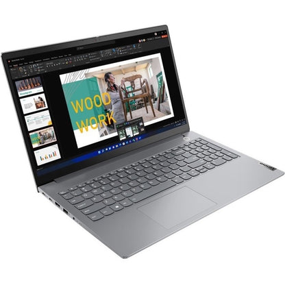 Ordinateur portable Lenovo ThinkBook 15 G4 ABA 21DL000FCA 15,6" - Full HD - 1920 x 1080 - AMD Ryzen 5 5625U Hexa-core (6 Core) 2,30 GHz - 8 Go de RAM totale - 8 Go de mémoire embarquée - SSD 256 Go - Gris minéral 21DL000FCA