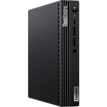 Ordinateur de bureau Lenovo ThinkCentre M80q Gen 3 11U1004WUS - Intel Core i5 12e génération i5-12500T Hexa-core (6 cœurs) 2 GHz - 16 Go RAM DDR5 SDRAM - 512 Go NVMe M.2 PCI Express PCI Express NVMe 4.0 x4 SSD - Minuscule - Noir 11U1004WUS