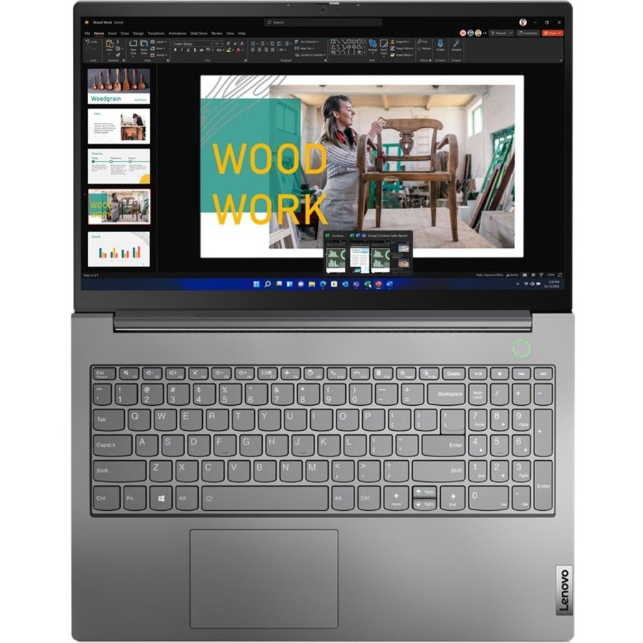 Ordinateur portable Lenovo ThinkBook 15 G4 IAP 21DJ00H2US 15,6" - Full HD - 1920 x 1080 - Intel Core i7 12e génération i7-1255U Deca-core (10 cœurs) 1,70 GHz - 16 Go de RAM totale - 8 Go de mémoire embarquée - SSD 256 Go - Gris minéral 21DJ00H2US