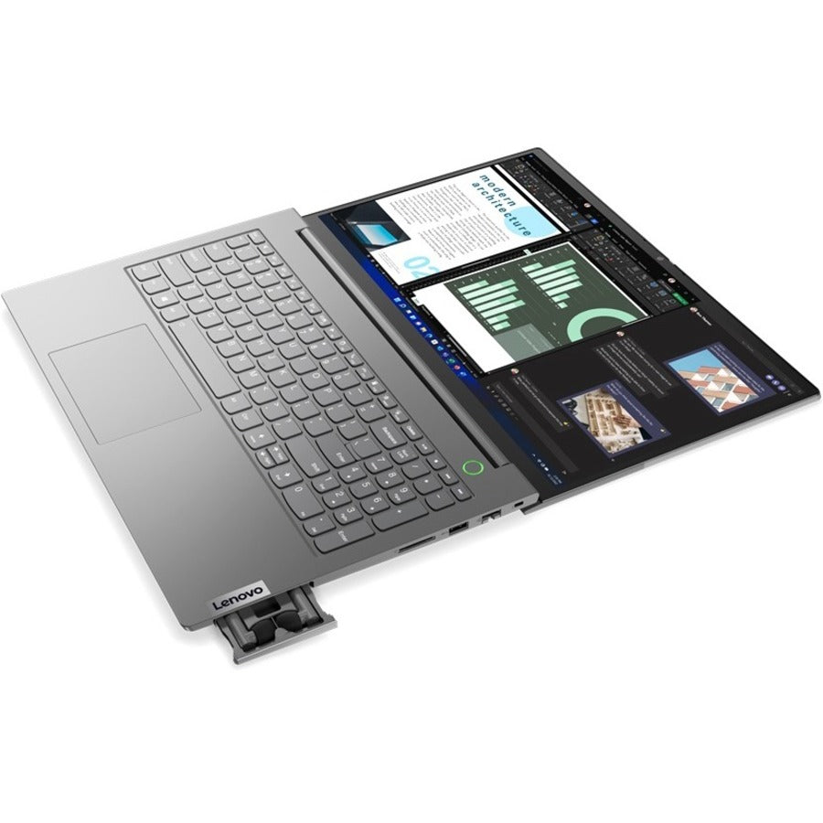 Ordinateur portable Lenovo ThinkBook 15 G4 IAP 21DJ00H2US 15,6" - Full HD - 1920 x 1080 - Intel Core i7 12e génération i7-1255U Deca-core (10 cœurs) 1,70 GHz - 16 Go de RAM totale - 8 Go de mémoire embarquée - SSD 256 Go - Gris minéral 21DJ00H2US
