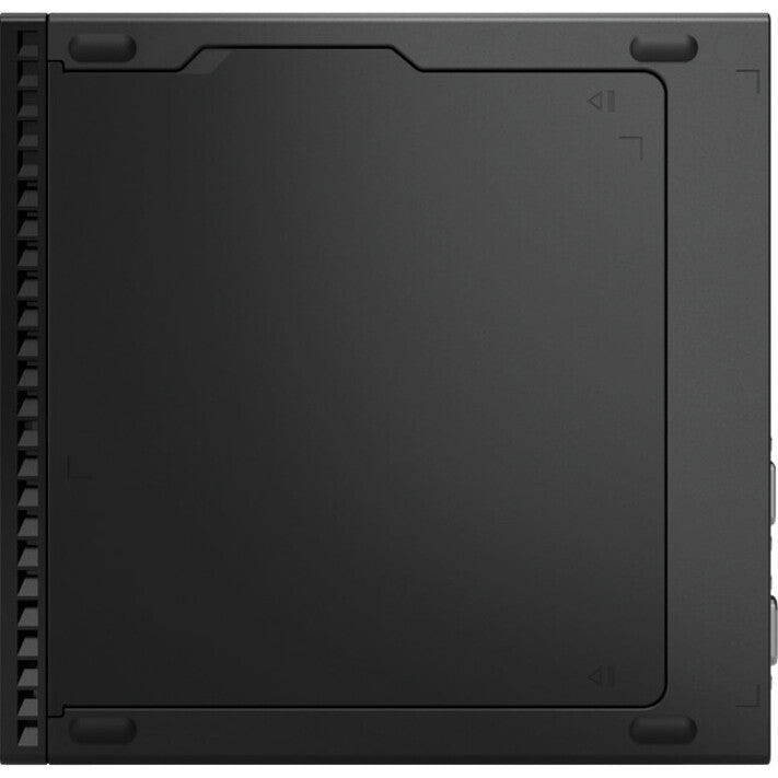 Ordinateur de bureau Lenovo ThinkCentre M80q Gen 3 11U1000NUS - Intel Core i5 12e génération i5-12500T Hexa-core (6 cœurs) 2 GHz - 8 Go de RAM DDR5 SDRAM - SSD M.2 PCI Express 256 Go - Minuscule - Noir corbeau 11U1000NUS
