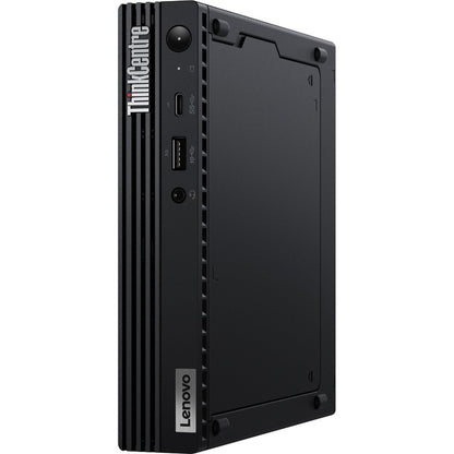 Ordinateur de bureau Lenovo ThinkCentre M60e 11LV008TUS - Intel Core i3 10e génération i3-1005G1 Dual-core (2 cœurs) 1,20 GHz - 8 Go de RAM DDR4 SDRAM - 256 Go de SSD M.2 PCI Express NVMe 3.0 x4 - Minuscule - Noir 11LV008TUS