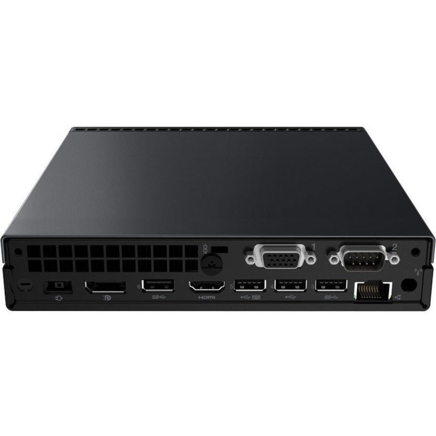 Ordinateur de bureau Lenovo ThinkCentre M60e 11LV008TUS - Intel Core i3 10e génération i3-1005G1 Dual-core (2 cœurs) 1,20 GHz - 8 Go de RAM DDR4 SDRAM - 256 Go de SSD M.2 PCI Express NVMe 3.0 x4 - Minuscule - Noir 11LV008TUS