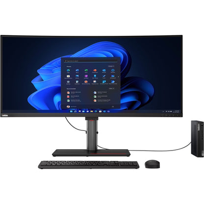 Ordinateur de bureau Lenovo ThinkCentre M90q Gen 3 11U5000NUS - Intel Core i5 12e génération i5-12500 3 GHz - 8 Go de RAM - SSD M.2 PCI Express NVMe 128 Go 11U5000NUS