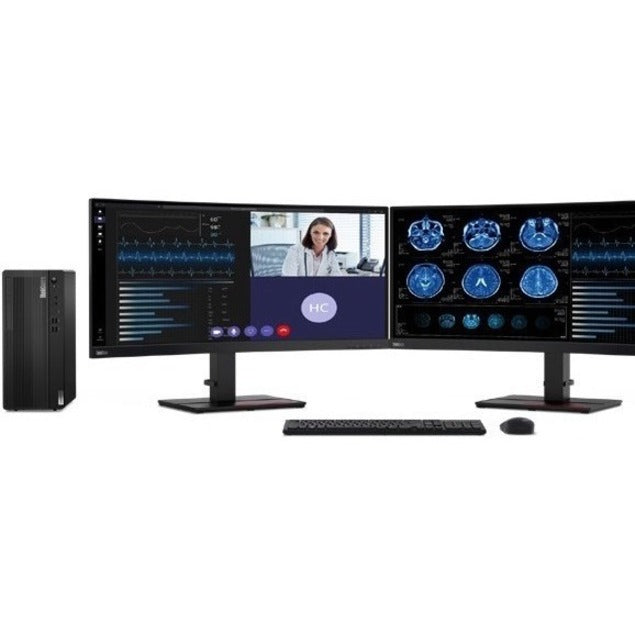 Ordinateur de bureau Lenovo ThinkCentre M75s Gen 2 11R8003AUS - AMD Ryzen 7 PRO 5750G Octa-core (8 cœurs) 3,80 GHz - 16 Go RAM DDR4 SDRAM - 1 To SSD M.2 PCI Express NVMe 3.0 x4 - Petit facteur de forme - Noir 11R8003AUS