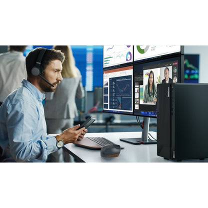 Ordinateur de bureau Lenovo ThinkCentre M90t Gen 3 11TN003TUS - Intel Core i5 12e génération i5-12500 Hexa-core (6 cœurs) 3 GHz - 16 Go RAM DDR5 SDRAM - 512 Go SSD M.2 PCI Express NVMe 4.0 x4 - Tour - Noir 11TN003TUS