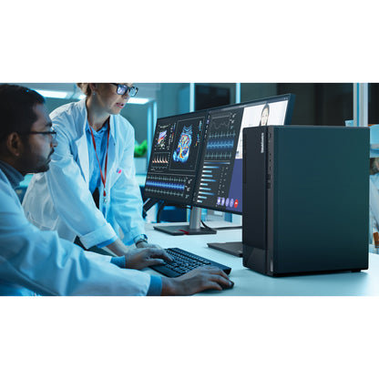 Ordinateur de bureau Lenovo ThinkCentre M90t Gen 3 11TN003TUS - Intel Core i5 12e génération i5-12500 Hexa-core (6 cœurs) 3 GHz - 16 Go RAM DDR5 SDRAM - 512 Go SSD M.2 PCI Express NVMe 4.0 x4 - Tour - Noir 11TN003TUS
