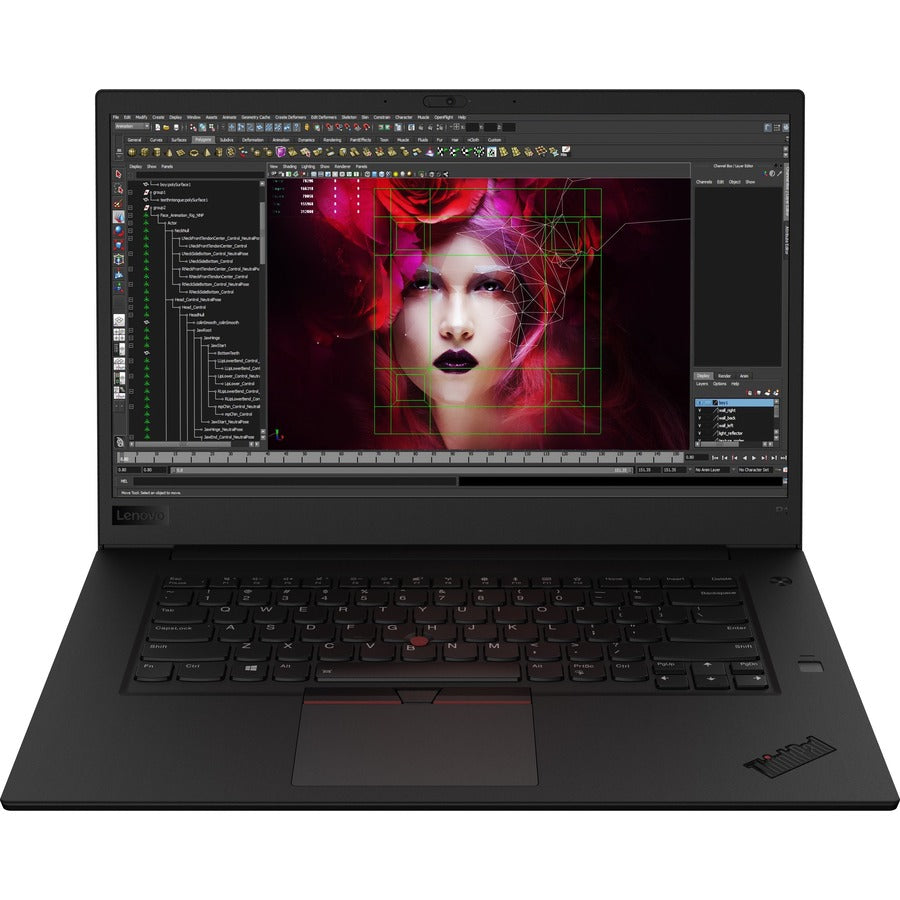 Station de travail mobile Lenovo ThinkPad P1 20MD001VCA 15,6" - 1920 x 1080 - Intel Core i7 8e génération i7-8750H Hexa-core (6 cœurs) 2,20 GHz - 16 Go de RAM totale - SSD 512 Go 20MD001VCA