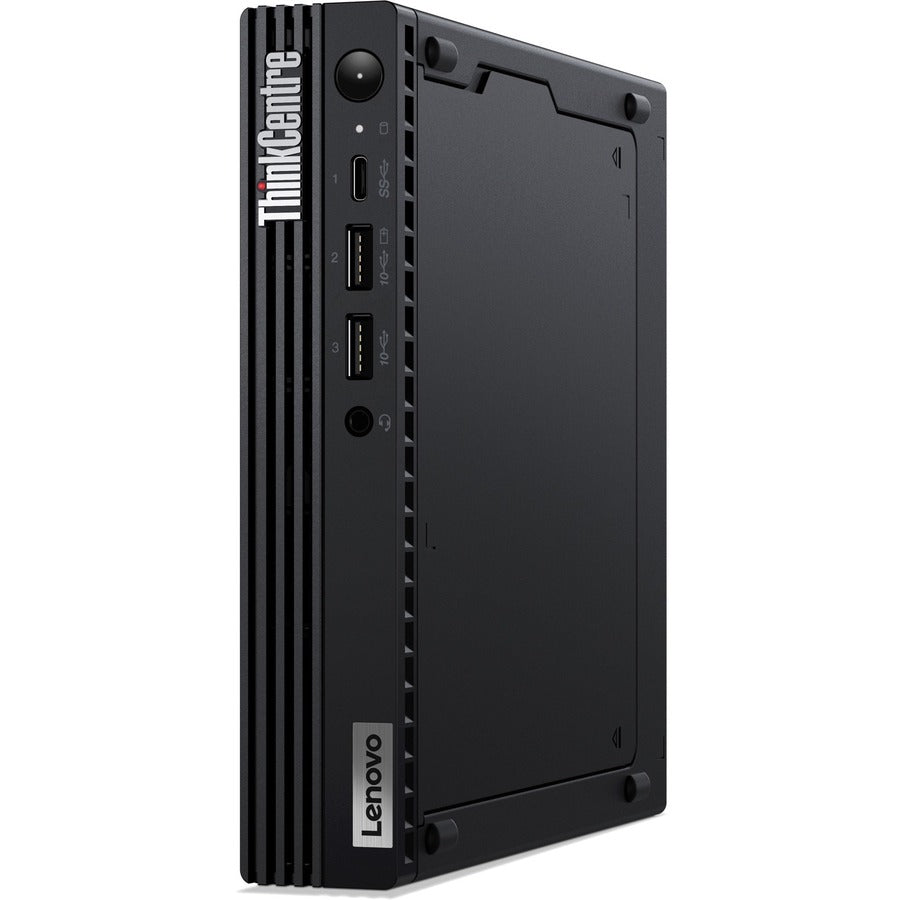 Ordinateur de bureau Lenovo ThinkCentre M70q Gen 3 11T30001US - Intel Core i7 12e génération i7-12700T Dodeca-core (12 cœurs) - 16 Go de RAM DDR4 SDRAM - 512 Go NVMe M.2 PCI Express PCI Express NVMe 4.0 x4 SSD - Minuscule - Noir 11T30001US