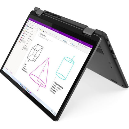 Ordinateur portable Lenovo 13w Yoga 82S1000CUS avec écran tactile 13,3" - WUXGA - 1920 x 1200 - AMD Ryzen 5 5625U Hexa-core (6 cœurs) 2,30 GHz - 8 Go de RAM totale - 4 Go de mémoire embarquée - SSD 256 Go - Thunder Black 82S1000CUS