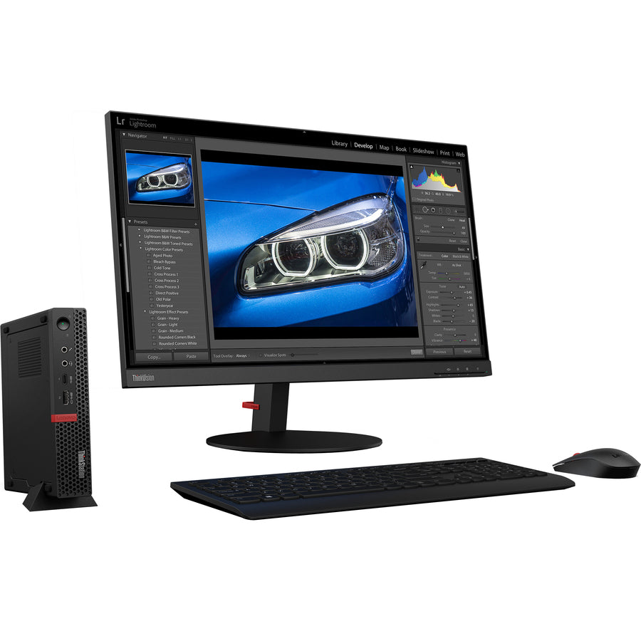 Lenovo ThinkStation P330 30CF0005US Workstation - 1 x Intel Core i5 Hexa-core (6 Core) i5-8400T 8th Gen 1.70 GHz - 16 GB DDR4 SDRAM RAM - 512 GB SSD - Tiny 30CF0005US